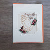 Cross Stitch Greeting Card - Praying For You Cross Stitch Greeting Card - Praying For You