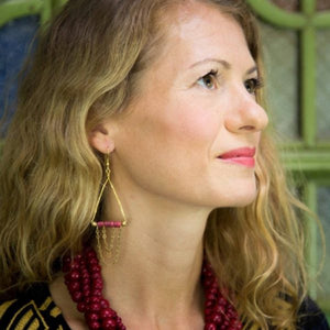 Image Title Earrings - Hanging by the Nile