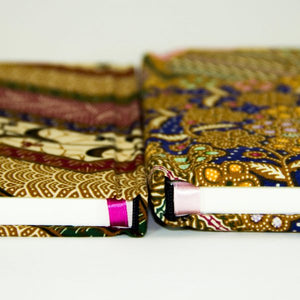 Sponge-Padded Batik Notebook