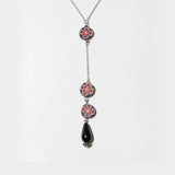 Necklace - PolyHope Teardrop Floral Necklace - PolyHope Teardrop Floral