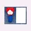 Denim Samsui Woman Magnetic Notepad Denim Samsui Woman Magnetic Notepad