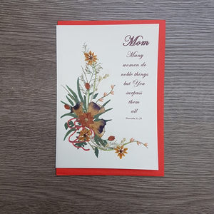 Image Title Greeting Card - Mom, Proverbs 31:29