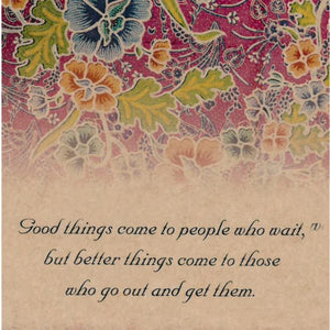 Image Title Sticky Note Pad - Batik Series