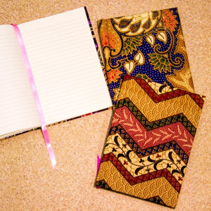 Image Title Sponge-Padded Batik Notebook