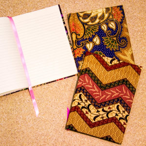 Sponge-Padded Batik Notebook