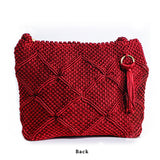 Cara Brent Rhombus handbag.  Handwoven by blind artisans from Kolkata Cara Brent Rhombus handbag.  Handwoven by blind artisans from Kolkata