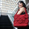 Cara Brent Rhombus handbag.  Handwoven by blind artisans from Kolkata Cara Brent Rhombus handbag.  Handwoven by blind artisans from Kolkata