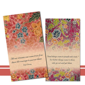 Image Title Sticky Note Pad - Batik Series
