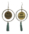 Earrings - All Things Are Possible (Round)