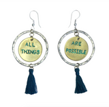 Earrings - All Things Are Possible (Round) Earrings - All Things Are Possible (Round)