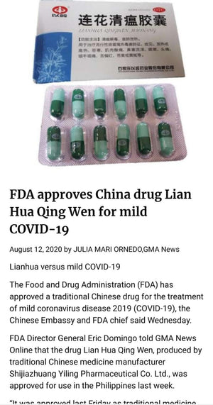Image Title Lianhua Qingwen Jiangnan (LHQW) for Flu and Colds