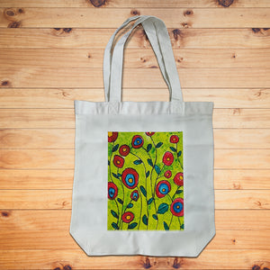 Image Title Lifester Tote Bag - Green Vines