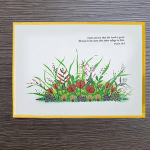 Get Well Card - Psalms 34:8