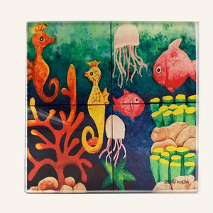 Image Title Lifester Coasters (Glass)