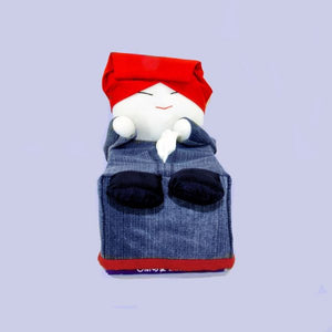 Image Title Denim Samsui Woman Tissue Box Cover