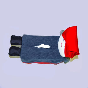 Image Title Denim Samsui Woman Tissue Box Cover