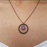 Necklace - PolyHope Halo Floral